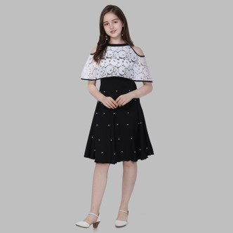 white off the shoulder graduation dress