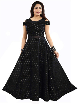 long dresses on flipkart