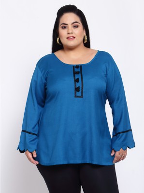 flipkart plus size tops