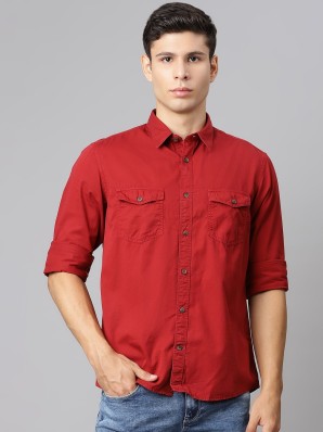 indian terrain red shirt