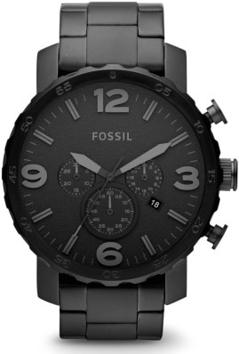 fossil black colour watch