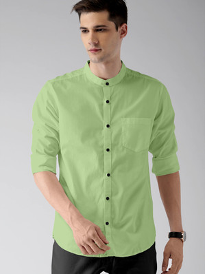 Light Green Mens Shirts - Buy Light 