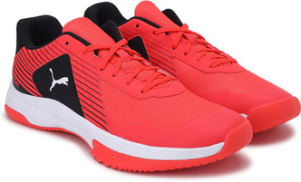 puma red shoes
