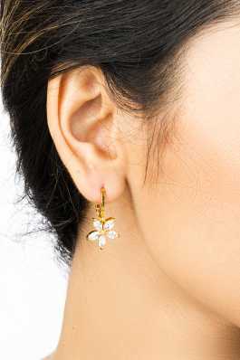 1 Gram Gold Earrings - Buy 1 Gram Gold Earrings online at Best 