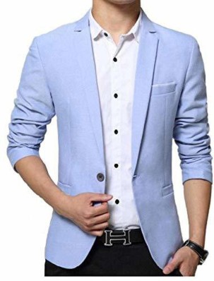 light blue casual blazer mens