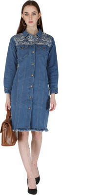 flipkart denim dress