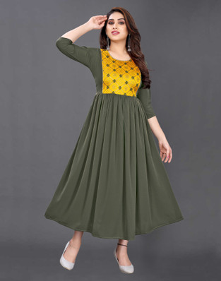 flipkart flared kurtis