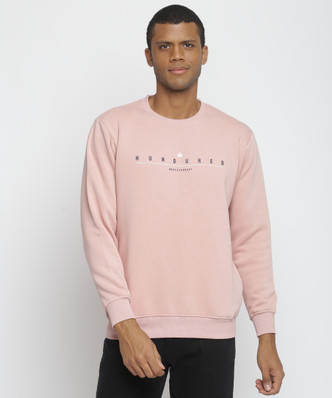 baby pink sweatshirt for men
