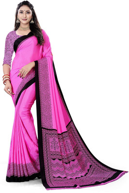Crepe Sarees - Buy Crepe Silk Sarees 