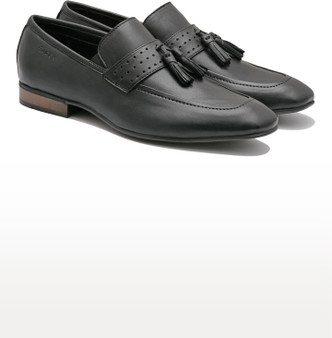 ruosh black formal shoes