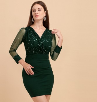 glitter dress myntra