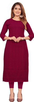 Chikan Embroidery Kurtas Kurtis Online 