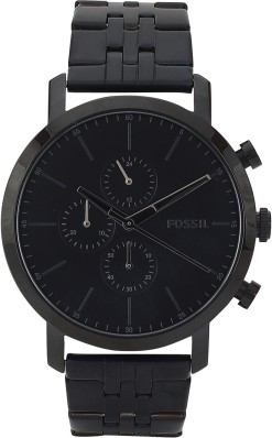 fossil black colour watch