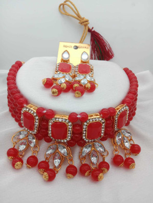Red Jewellery Sets - Buy Red Jewellery 