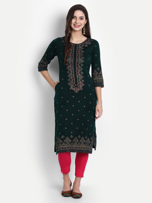 fancy woolen kurtis