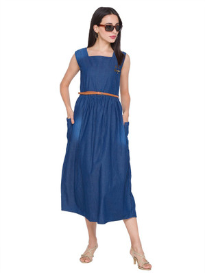 flipkart denim dress