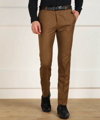 brown pant with shirt 