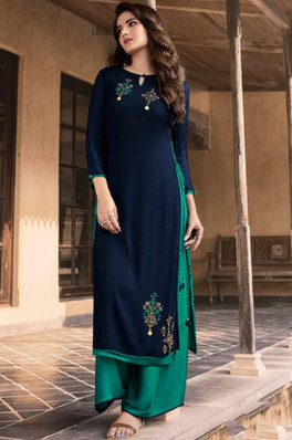 Buy Designer Kurta Palazzo Sets Suits \u0026 