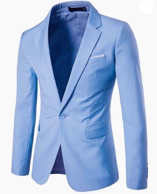 light blue casual blazer mens