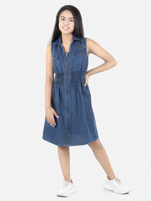 Girls Denim Dresses - Buy Girls Denim 