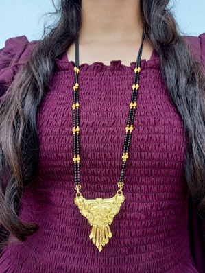 1 Gram Gold Plated Mangalsutra - Buy 1 