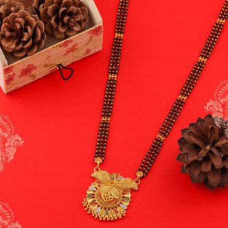 Buy Black Beads Mangalsutra online at 