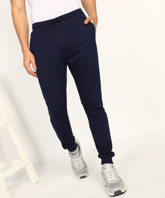 Color Block Henleys Mens Track Pants 