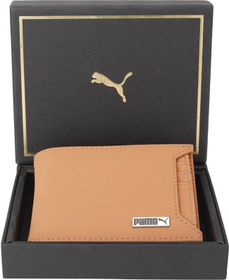 puma leather purse