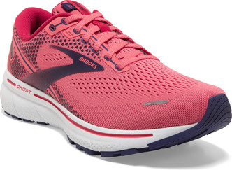pink and grey brooks shoes