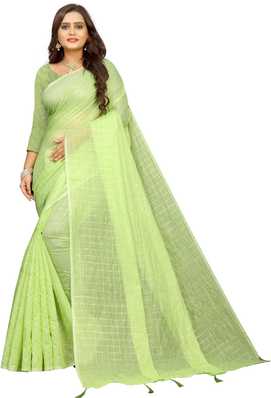TreegoArt Fashion Damen Chanderi Traditioneller Designer Saree Mit Unstitched Bluse Piece TreegoArt Fashion Damen Chanderi Traditioneller Designer Saree Mit Unstitched Bluse Piece