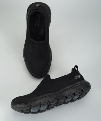 skechers memory foam black shoes