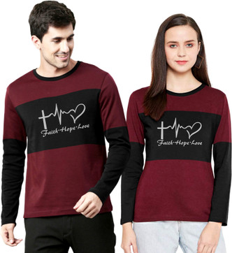 full sleeve t shirt for couples