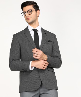 dark grey blazer men