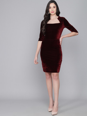velvet frock dress