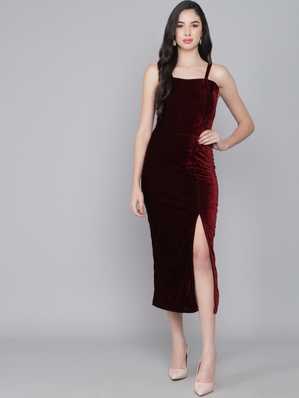 Velvet Dress Buy Velvet Dress Online At Best Prices In India Flipkart Com