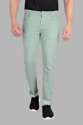 pastel green jeans