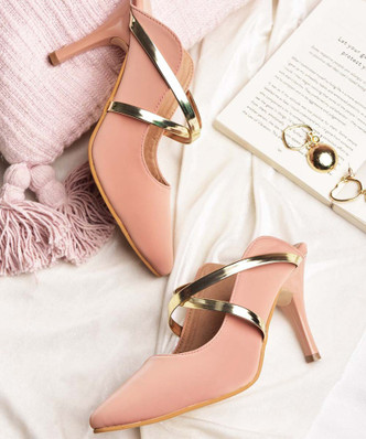 pencil heel sandals