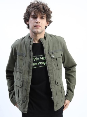 Mens Clothing Jackets Casual jackets Maharishi Cotton Embroidered Floral Shirt Jacket in Green for Men 