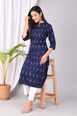 straight kurtis design