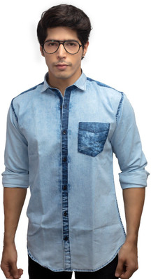 denim shirt for men flipkart
