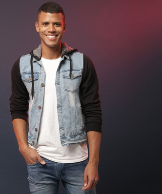 campus sutra black bomber jacket