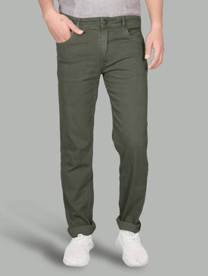 Dark Green Mens Jeans - Buy Dark Green 