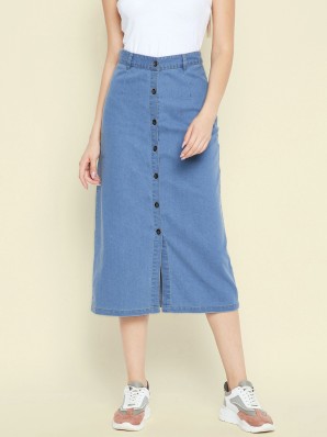 jeans skirt with top