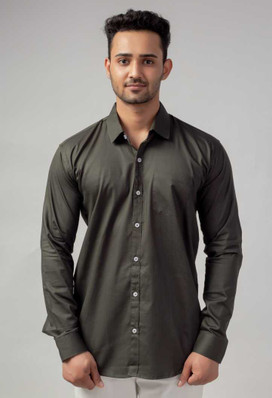 Dark Green Mens Shirts - Buy Dark Green 
