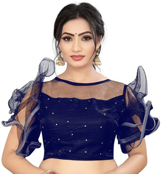 Net Blouse - Latest Net Blouse Designs 