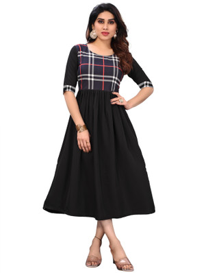 Black Anarkali Dresses - Buy Black 