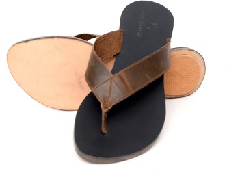 flipkart men's leather slippers