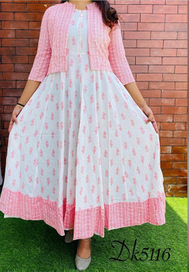 White Anarkali - Buy White Anarkali 