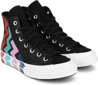 Sneakers CONVERSE - Chuck 70 Hi 567047C Black/Black/University R - Sneakers  - Chaussures basses - Femme | chaussures.fr