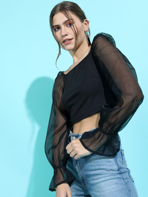 Transparent tops flipkart Outlet